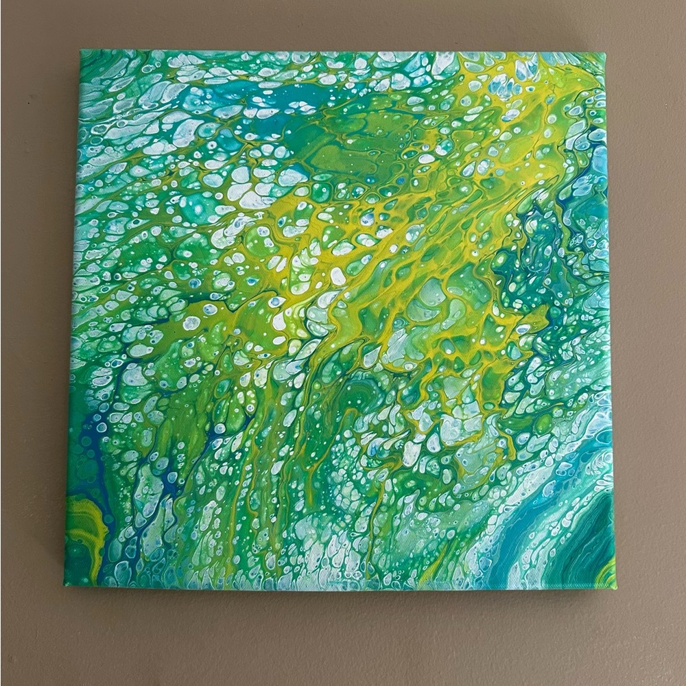 12x12 pour painting I made. Will take requests. Just send a message or comment.